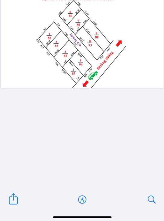 NÓNG BỎNG HÀNG MỚI BUNG RA THỊ TRƯỜNG — TỔNG DT 9911M E PHÂN RA 9 LÔ DT 80 M FUN THỔ CƯ — CAM
