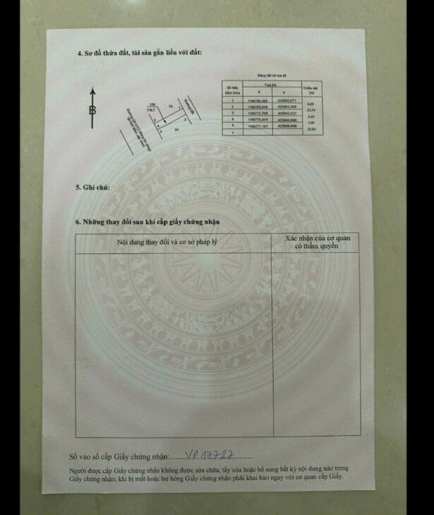 Chủ bán lôc 4 nền mặt tiền đường S phước hoà TP phú mỹ brvt