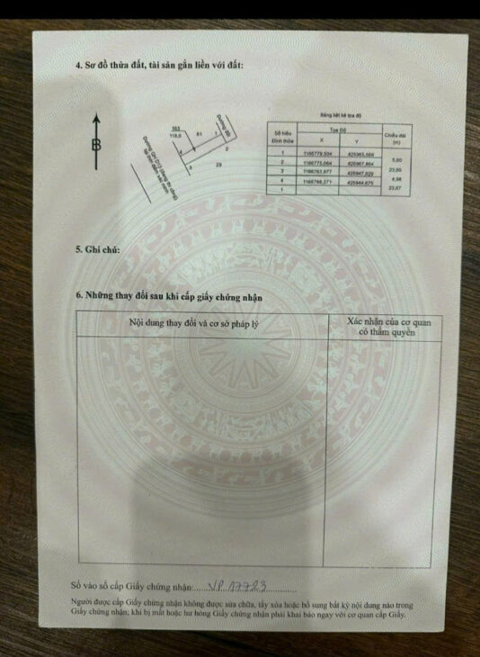 Chủ bán lôc 4 nền mặt tiền đường S phước hoà TP phú mỹ brvt