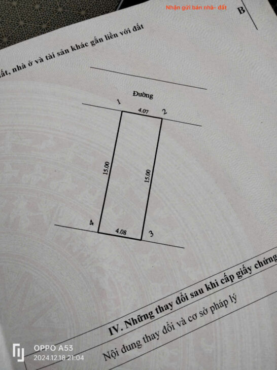 Bán lô đất dịch vụ tổ 5, Quang Minh, Mê Linh. Đường rộng, có vỉa hè, giáp khu công nghiệp.