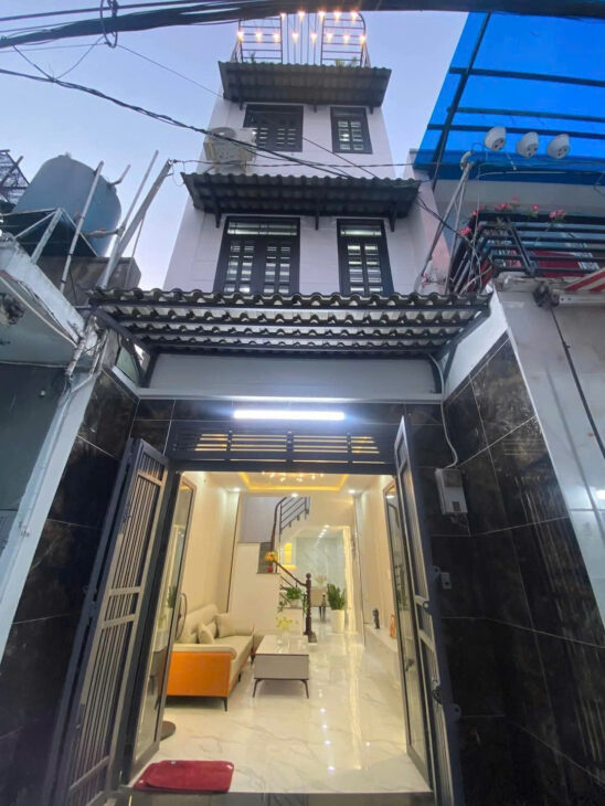 HUỲNH VĂN NGHỆ – TÂN BÌNH – 40M2 – 4 TẦNG BTCT 4PN 5WC – CHỈ 5.18 TỶ