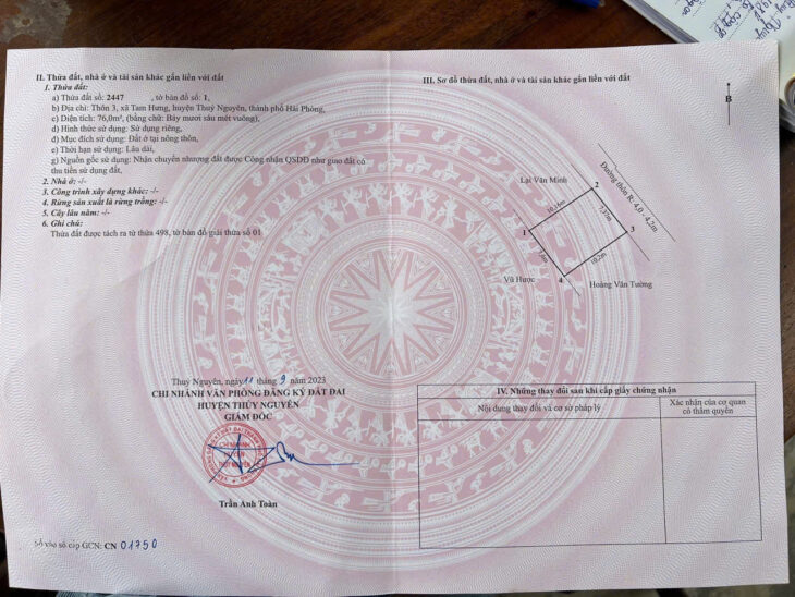 Chính chủ gửi bán lô đất giá công nhân tại nằm trên trục đường rộng thông các ngả 2 oto tránh nhau