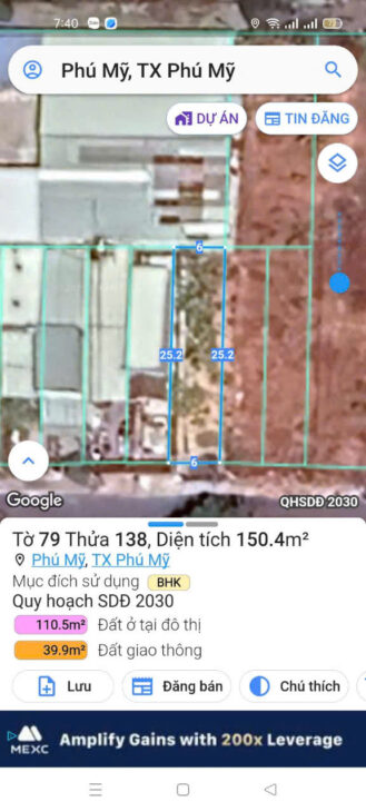 Chủ cần bán lô đất mặt tiền đường Thi Sách hướng Nam