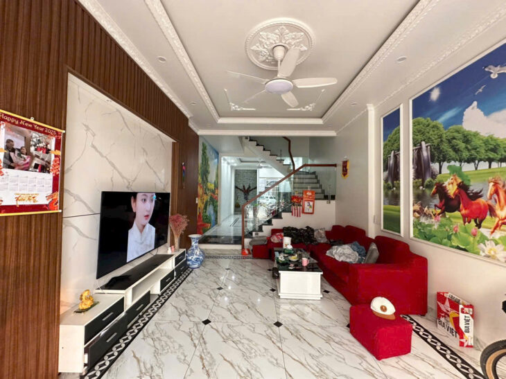 Nhà 58m 4 tầng phân lô Vĩnh Niệm, đường 12m, Giá 5.98 tỉ rẻ nhất lúc này