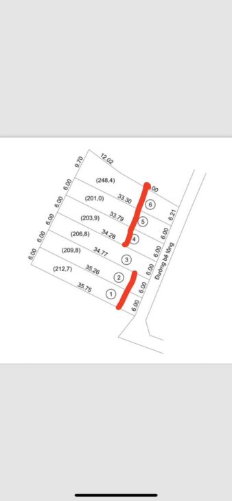 Còn duy nhất 1 lô số 3 . Ngang 6×35 có 80 thổ cư khu dân cư Quảng Thành – Châu Đức