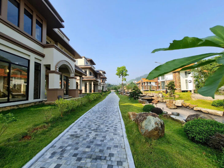 BT The Valley View Suối 420m2 Hà Nội, mt20m,căn góc tiêu chuẩn Resort
