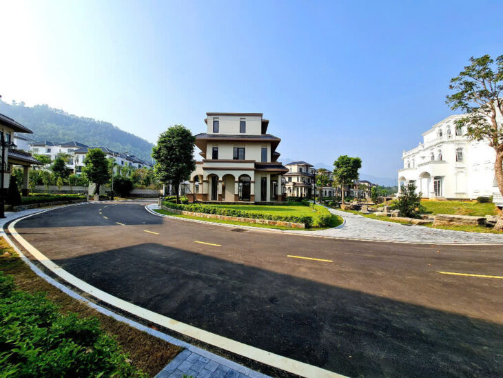 BT The Valley View Suối 420m2 Hà Nội, mt20m,căn góc tiêu chuẩn Resort
