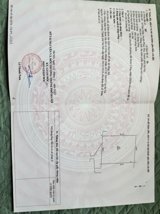 CHÍNH CHỦ BÁN LÔ ĐẤT 300M2 TẠI XÃ TAM HIỆP, HUYỆN PHÚC THỌ, HÀ NỘI-GIÁ SẬP HẦM