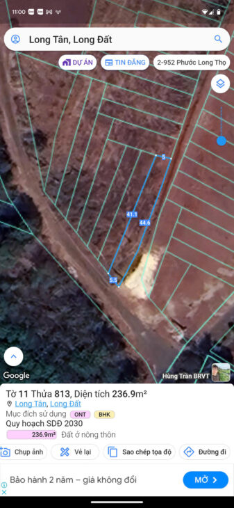 Cần bán gấp lô đất đẹp Bà Rịa – Sổ sẵn, mặt tiền đường, vị trí vàng giữa thiên nhiên!