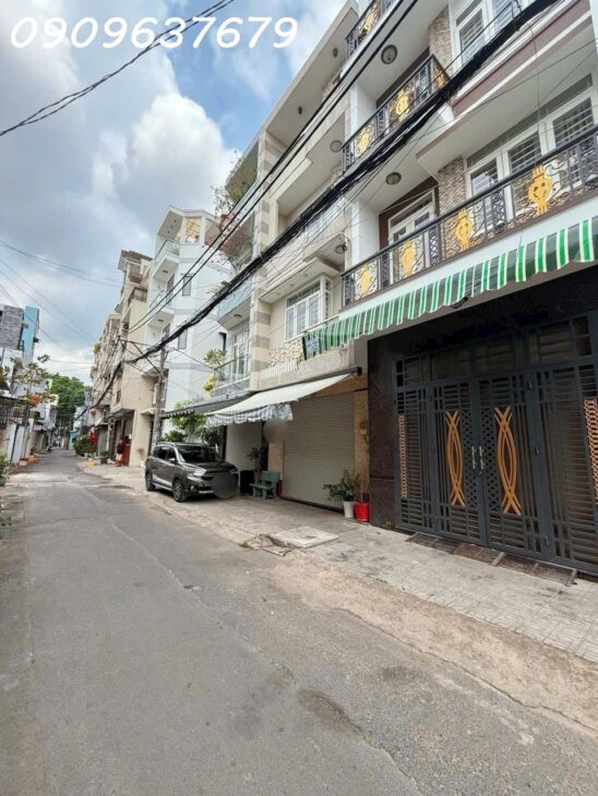 HẺM NHỰA 8M KHU PHÂN LÔ TÂN BÌNH-57M2 5 TẦNG BTCT-FULL NỘI THẤT GỖ