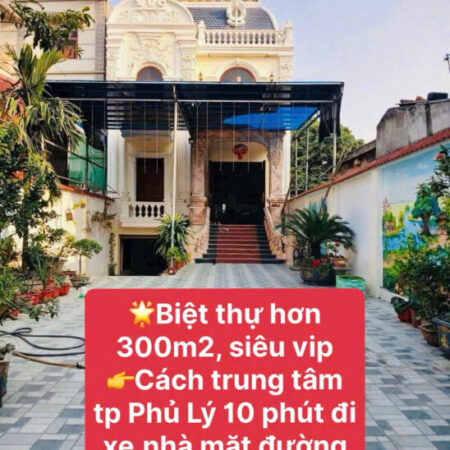 Sở hữu mảnh đất rộng hơn 303m2, mặt tiền gần 10m mặt đường Ql21A, cách trung tâm thành phố Phủ Lý,