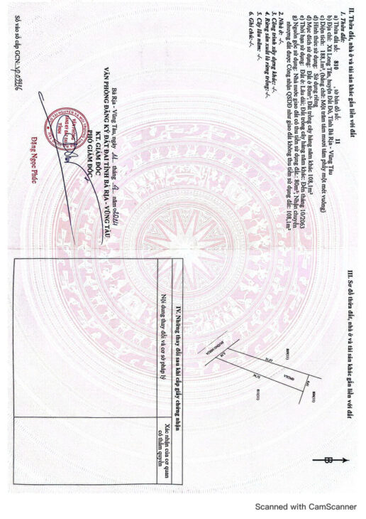 490 triệu – Đất có thổ cư gần biển Hồ Tràm