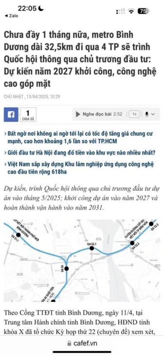 BCONS SOLARY – Cơ hội giai đoạn 1, Đón đầu tuyến Metro Bến Thành -Suối Tiên nối dài