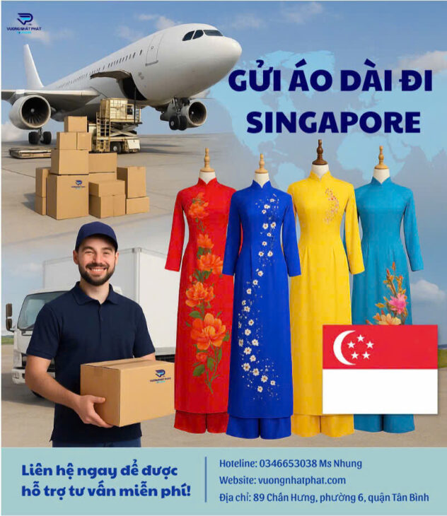 GỬI ÁO DÀI ĐI SINGAPORE TẠI SÀI GÒN