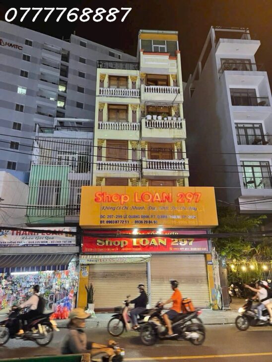 Bán tòa nhà ngang 7m, 6 tầng thang máy, MT Lê Quang Định, Q Bình Thạnh