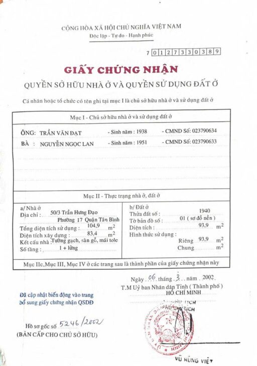 Nhà Mặt Tiền Trần Hưng Đạo 4.5 x 21 4 tầng giá 14,9 tỷ