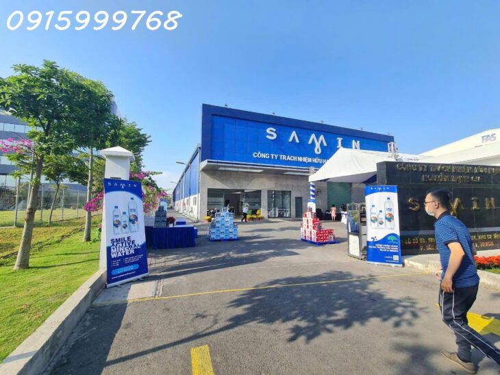 Bán và cho thuê Nhà máy nước Samin tại Kcx Tân Thuận, Q7,Dt 4904m2, GÍA TỐT