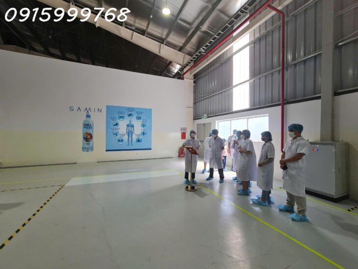 Bán và cho thuê Nhà máy nước Samin tại Kcx Tân Thuận, Q7,Dt 4904m2, GÍA TỐT