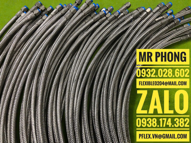 ống dẫn hơi nóng teflon – ống mềm dẫn hơi nóng PTFE – ống mềm cao áp PTFE