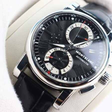 Đồng Hồ Nam : Montblanc Star 4810 Chronograph Automatic, bản dây da, Size 44mm – Fullbox.