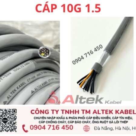 Cáp tín hiệu rvv,rvvp 10G1.5mm 2 Altek Kabel