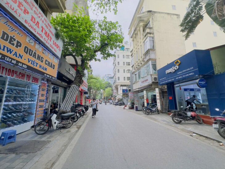BÁN MẶT PHỐ YÊN PHỤ, TÂY HỒ – 316M² – MT QUYỀN LỰC – XÂY TÒA 10 TẦNG THANG MÁY – 79 TỶ