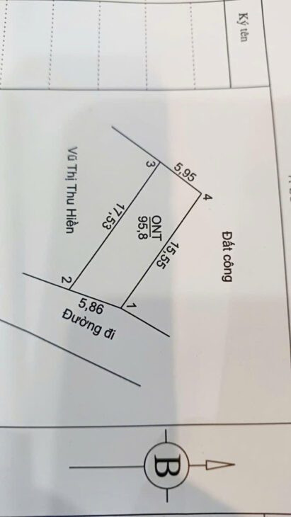 BÁN LÔ ĐẤT XÃ HOÀNG VĂN THỤ, CHƯƠNG MỸ-95.8M-GIÁ 1.15 TỶ