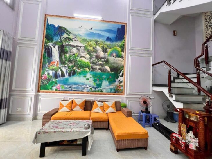 NHÀ MẶT TIỀN, 4 LẦU, Ô TÔ VÀO NHÀ, FULL NỘI THẤT, GIÁ TỐT