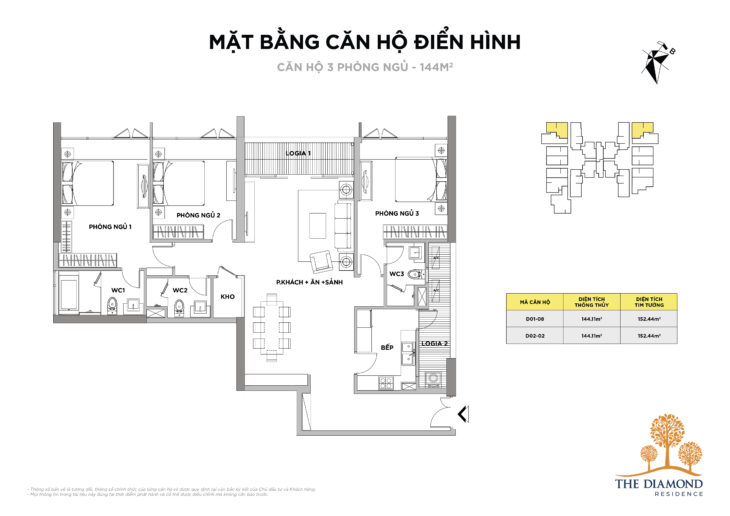 Bán nhanh căn D1-708, căn góc 3 ngủ tòa Diamond Residence 25 Lê Văn Lương