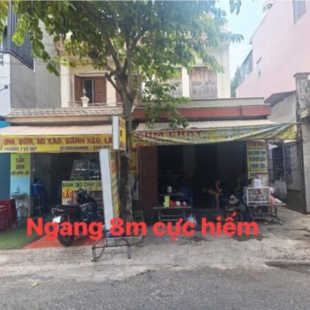 BÁN NHÀ MẶT TIỀN ĐƯỜNG 8M CÓ LỀ – DT 144M2 – NGANG HIẾM 8M – XÂY VĂN PHÒNG, SHOWROOM, SPA.._ GIÁ 22