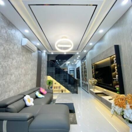 Bán nhà Nơ Trang Long – 47 m2 – 5 tầng – HXH – sổ Vuông – 4 PN – PL Chuẩn – 7.89 tỷ
