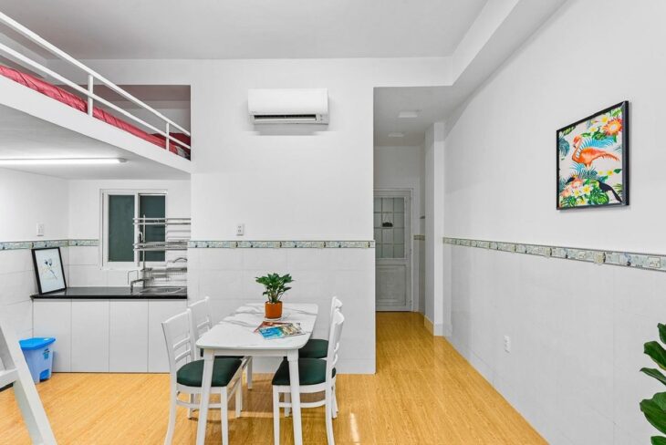 CHO THUÊ CĂN HỘ DỊCH VỤ 2PN – 2WC- 50M2 – PHAN VĂN HÂN P17