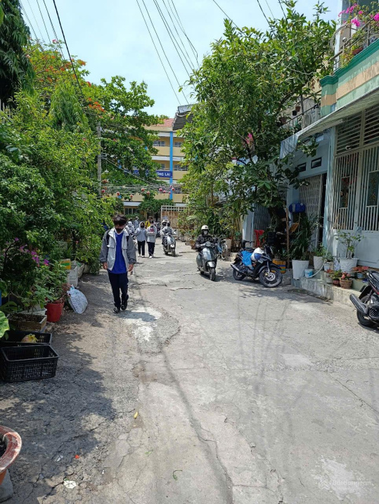 Bán nhà cũ tiện xây mới, 84m2 đường ô tô 8m ngay trước cổng trường THPT Ngô Gia Tự Quận 8 giá 5,6t