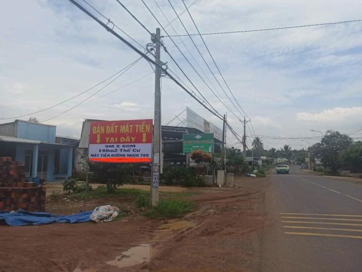 Bán đất mặt tiền đường 769, xã Lộ 25, Huyện Thống Nhất, Đồng Nai – LH. 0936434191