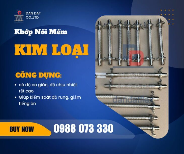 Khớp nối giãn nở nhiệt| Ống bù trừ giãn nở| Khớp nối giãn nở inox pasty| Khớp giãn nở nhiệt bằng vải