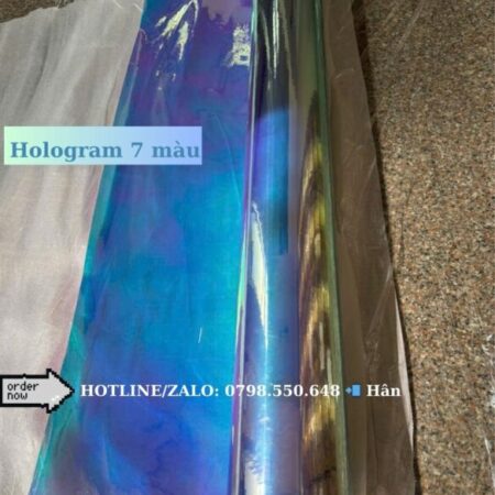 Màng Hologram 7 màu hàng có sẵn tại kho Hà Nội & TP.HCM