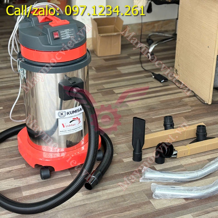 Máy hút bụi gia đình 30L Kumisai KMS30 giá rẻ