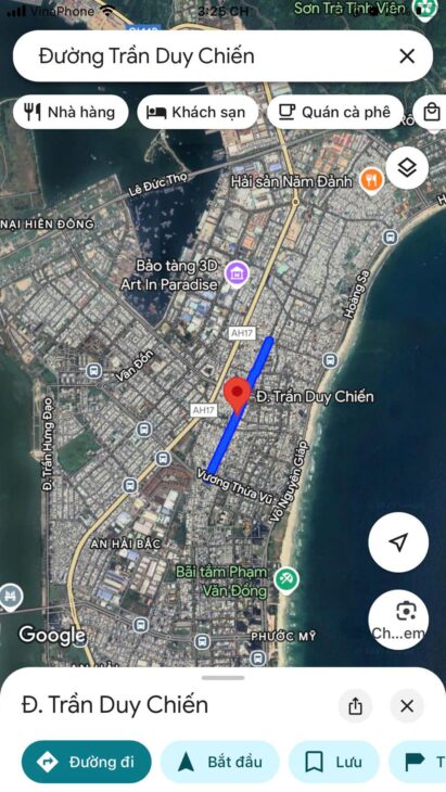 Bán đất Mặt tiền Trần Duy Chiến, Sơn Trà, Đà Nẵng. Đường 10m5 gần biển, khu vực kinh doanh dịch vụ