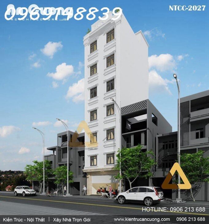 Tòa nhà văn phòng mới xây – Hầm 6 tầng thang máy – Vị trí đắc địa