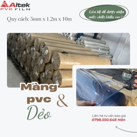 Phân phối sỉ và lẻ màng pvc dẻo các loại giá tốt nhất Hải Phòng