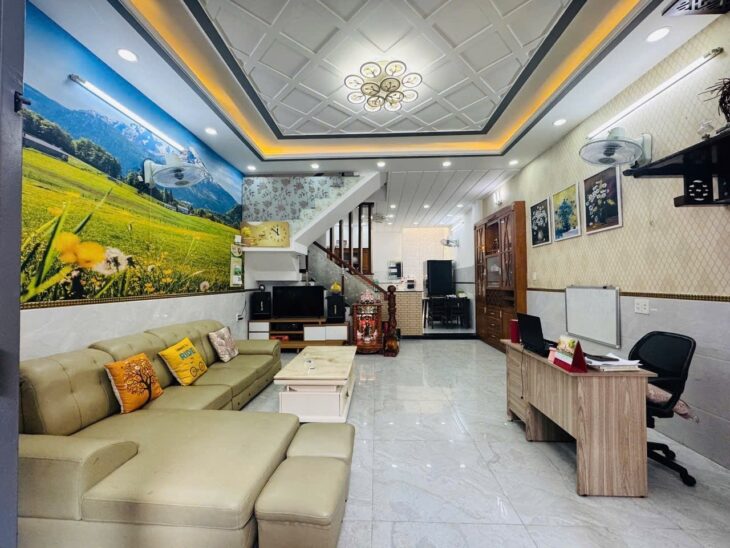 Bán Nhà HXH Lê Văn Thọ, 60m2, Ngang 5m, 2 tầng đẹp, 6 tỷ TL 0964364745