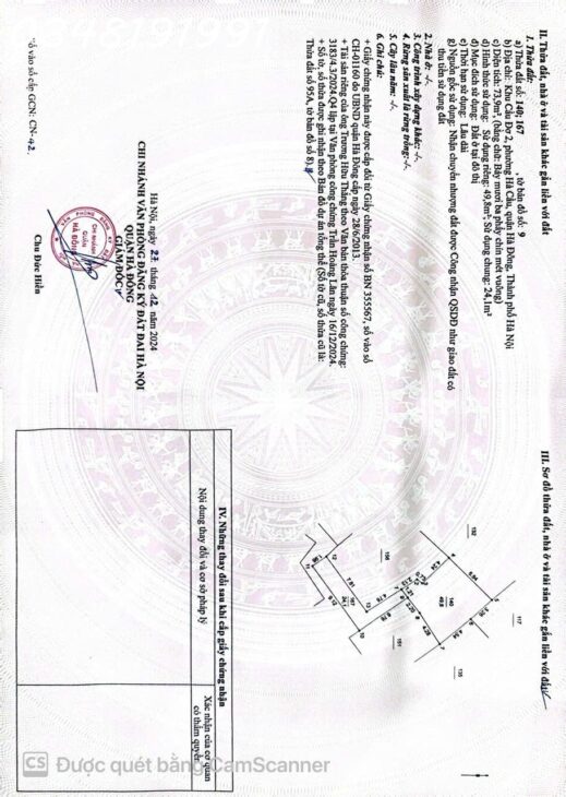 CHÍNH CHỦ BÁN NHÀ 3 TẦNG, 50M2, SỐ 9 NGÕ CẦU ĐƠ 3, HÀ CẦU – HÀ ĐÔNG – GIÁ 6.1 TỶ – SỔ ĐỎ CHÍNH CHỦ