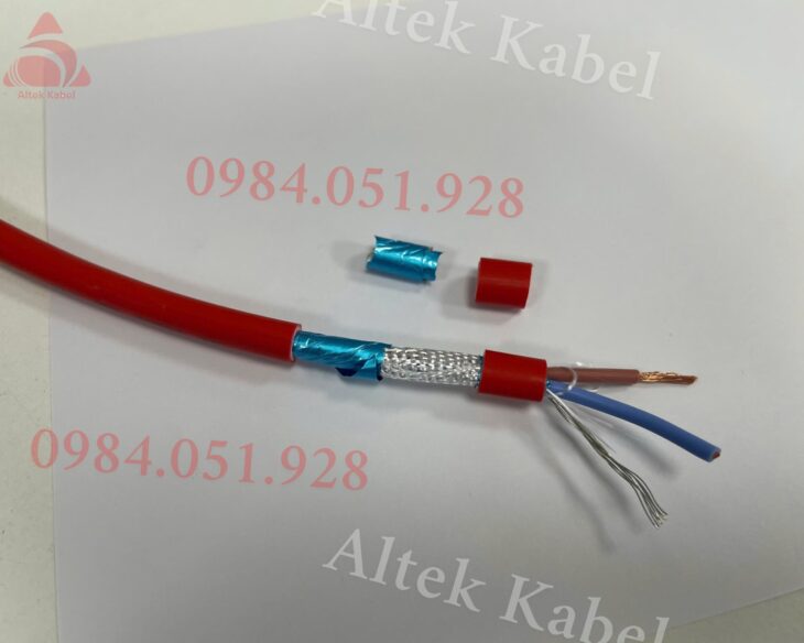 Cáp chống cháy chống nhiễu 2×1.0mm2