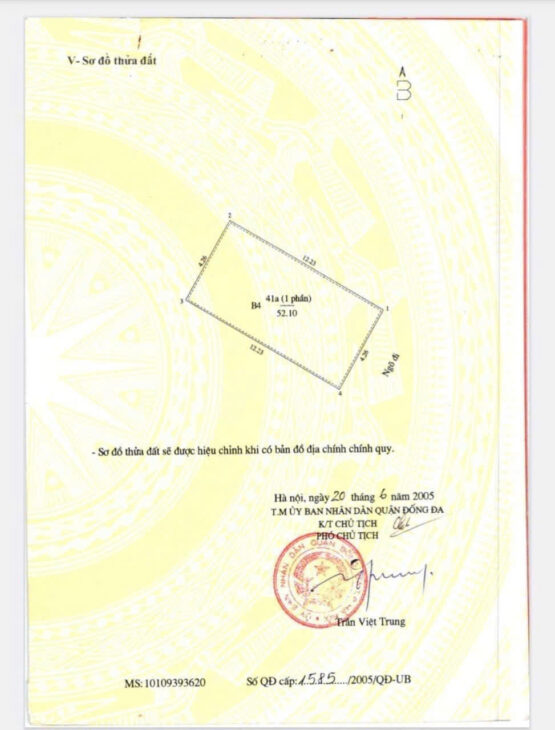 PL THÁI THỊNH OTO TRÁNH – KINH DOANH DT 52m2 6 tầng mặt tiền 4.3m Giá 25.9 tỷ