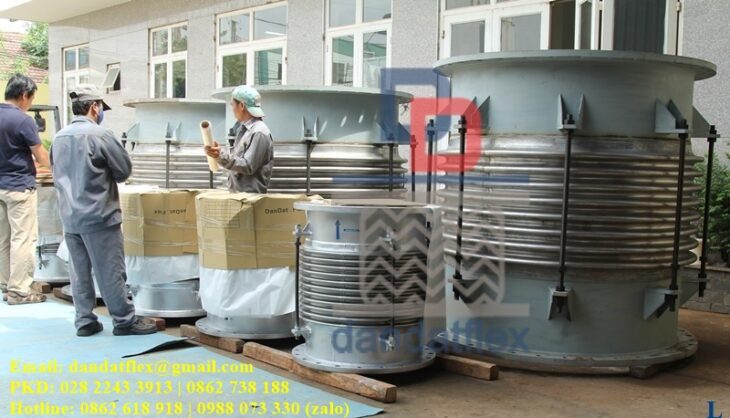 Khớp nối giãn nở nhiệt, ống bù trừ giãn nở, khớp co giãn inox 304, mối nối mềm, khớp nối mềm inox