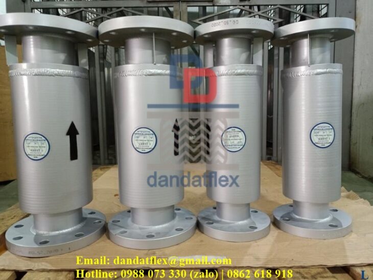 Ống bù trừ giãn nở nhiệt, khớp nối giãn nở inox, khớp co giãn nhiệt inox, ống giãn nở, mối nối mềm