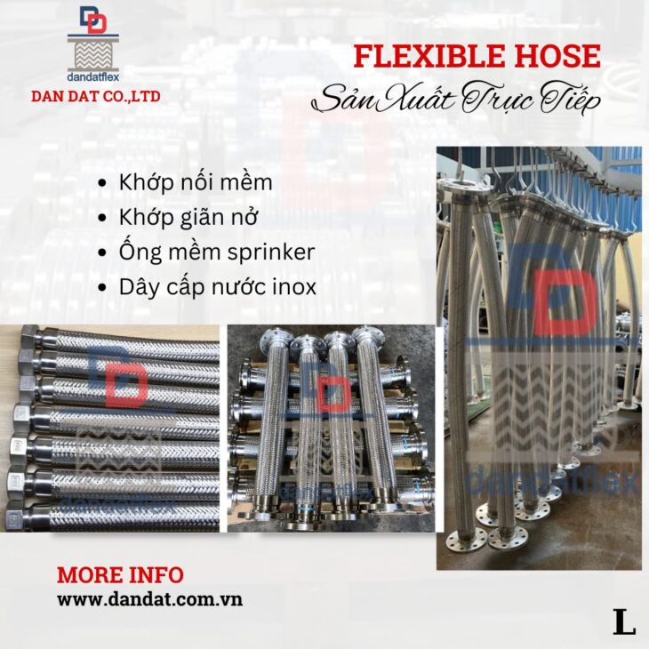 Khớp nối mềm cho đầu phun Sprinkler, ống ruột gà, dây cấp nước, ống bê tông,dây đồng bện, khopnoimem
