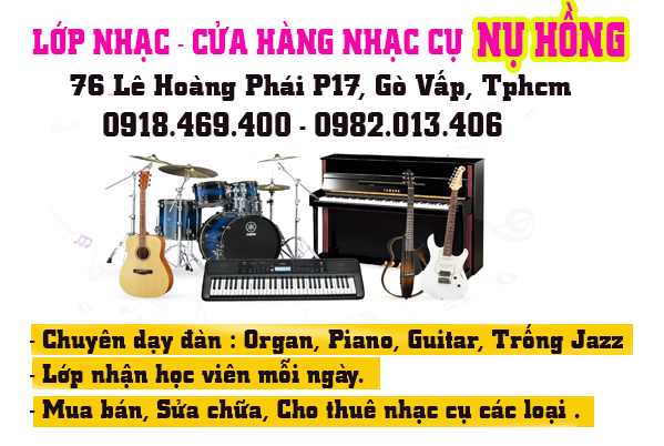 Hè đến rồi ! Học đàn thôi nào các bạn nhỏ – Lớp Nhạc Nụ Hồng Gò Vấp