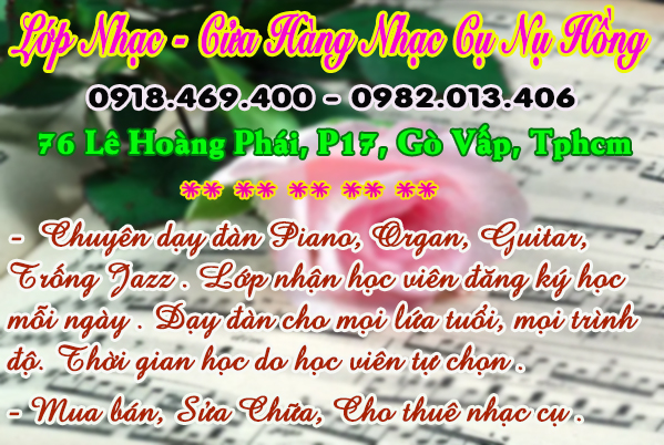 Hè đến rồi ! Học đàn thôi nào các bạn nhỏ – Lớp Nhạc Nụ Hồng Gò Vấp
