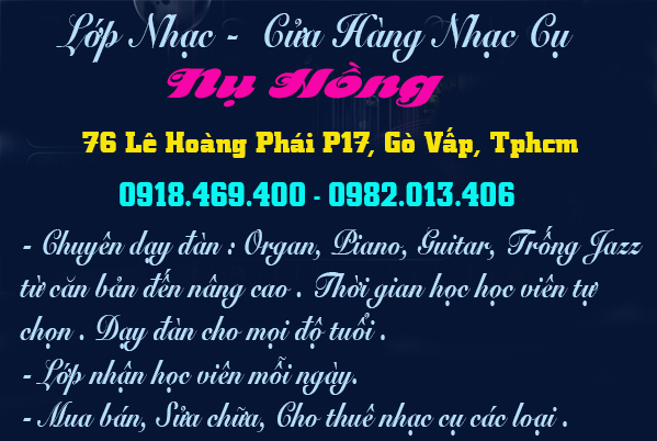 Khóa học đàn organ hè 2025 tại gò vấp, Lớp Nhạc Nụ Hồng